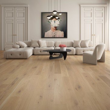 Beige White Oak Hardwood flooring / Ingrid Mirage Muse