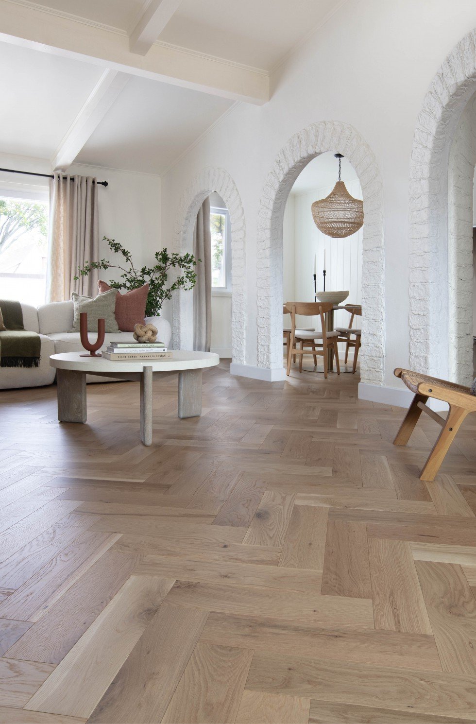 White Oak Natural Character Brushed