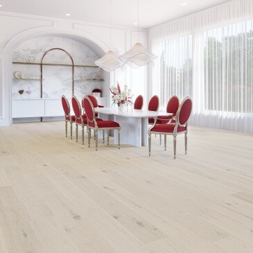 White Oak Hardwood flooring / Wedding day Mirage Lively